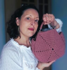 Sac à main Mars 6 Touch Atout Sac crochet rose Mars Accessoire mode fait main crochet 3